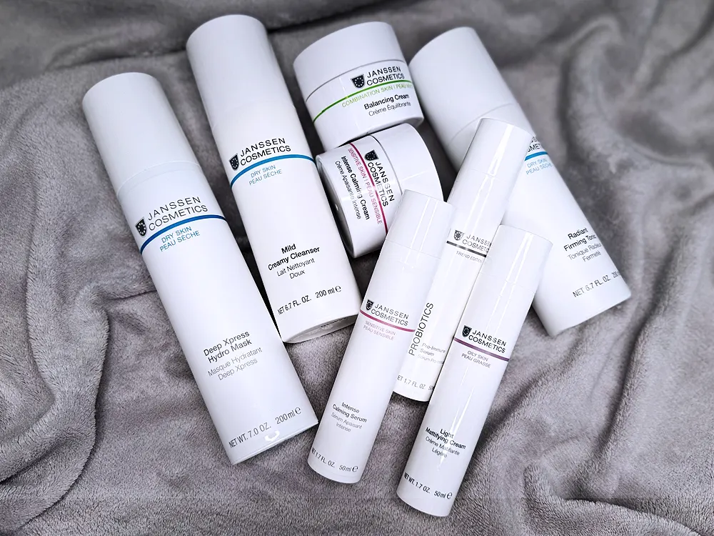 Janssen Cosmetics professzionális arckezelő termékek, különböző bőrtípusokra és igényekre fejlesztett kozmetikumok Orosz Gréta szalonjában